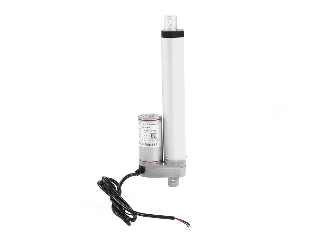 Actuador Linear Elétrico 12v 750n Suporte De Motor Com Percurso De 150mm