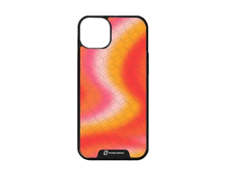 Funda Móvil Oficial Protector para iPhone 15 Plus PHONECASES3D Piel Sintética Negro