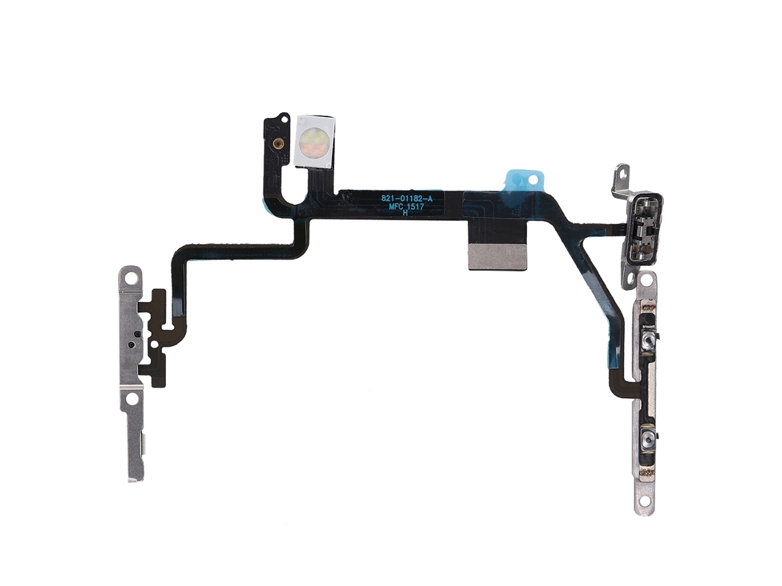Base De Carga Para Cargador Puerto Cable Flexible Usb Volumen Micrófono Antena Para Iphone 8