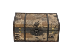 Caja De Joyería Grande De Estilo Clásico Vintage, Gran Capacidad, Madera Resistente Para Guardar Joyas.