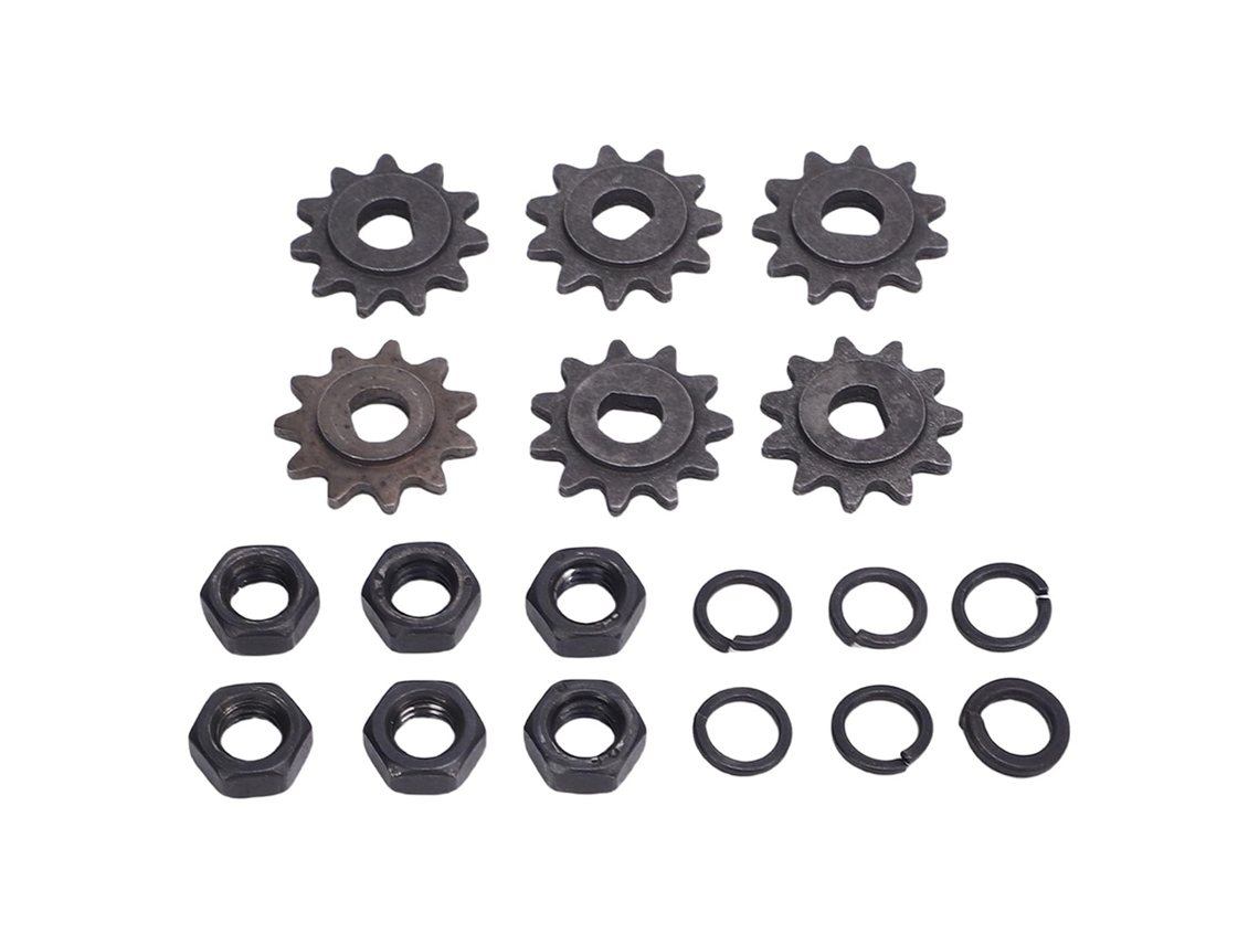 Piñón Delantero 428 10t Para Bicicletas De 50cc, 70cc, 110cc Y 125cc, 5 Piezas, 12x17mm, Diámetro Interior Del Diente 17mm.