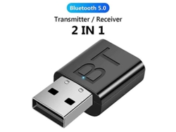 Adaptador Bluetooth 5.0 Transmisor Receptor de Audio 2 en 1 Transmisor USB Dispositivos Digitales Transmisor Receptor de Audio Bluetooth Rosewell