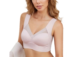 Sujetador Deportivo Sin Costuras Para Mujer, Transpirable, Inalámbrico, Para Yoga Y Deportes, Tallas De La S A La 6xl.
