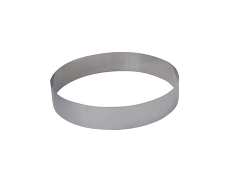 Molde de acero inoxidable para anillos de postre DE BUYER 20 cm