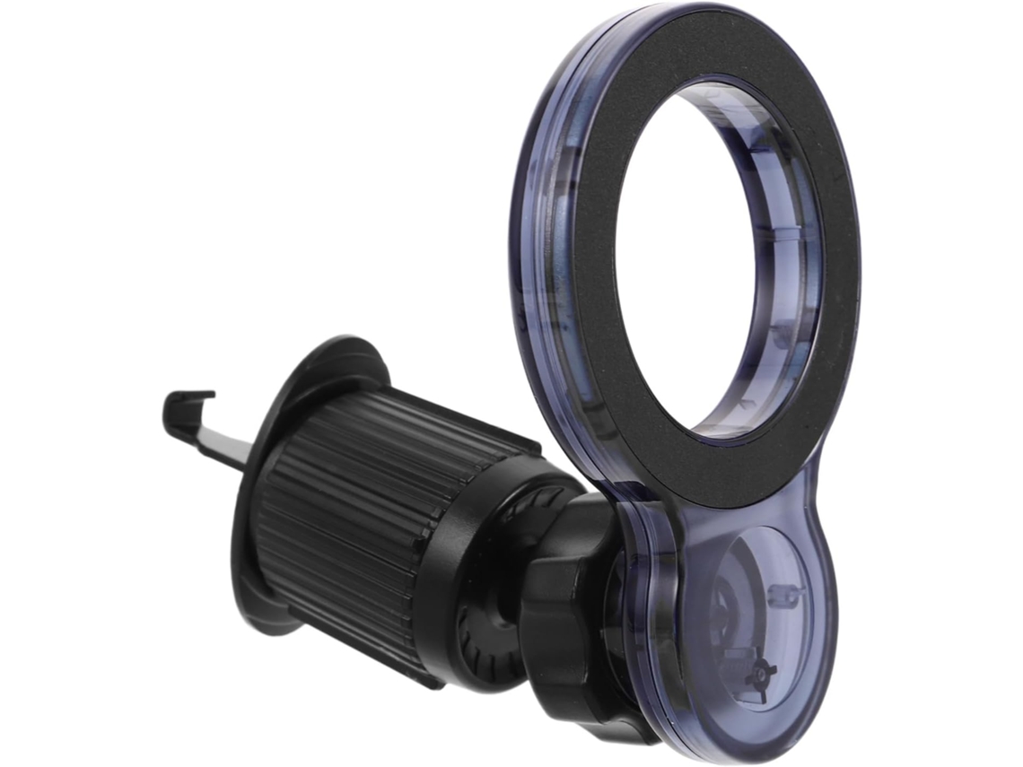 Soporte Magnético Portátil Para Teléfono Para Navegador De Coche, Plástico Negro, Giratorio.