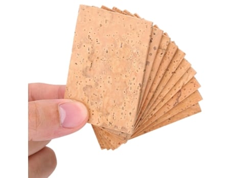 TBE Reemplazo de hojas de corcho para instrumentos de viento de madera 10 piezas Reemplazo universal de saxofón de junta de cuello de saxofón