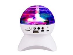 Altavoz Inalámbrico Bluetooth Led Light Doble Canal Bt 3.0 Usb Recargable Colorido Altavoz De Luz Para Fiesta En Casa Cuarto Oficina