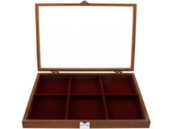 Joyero De Madera Vintage Para Collares Con 6 Compartimentos.