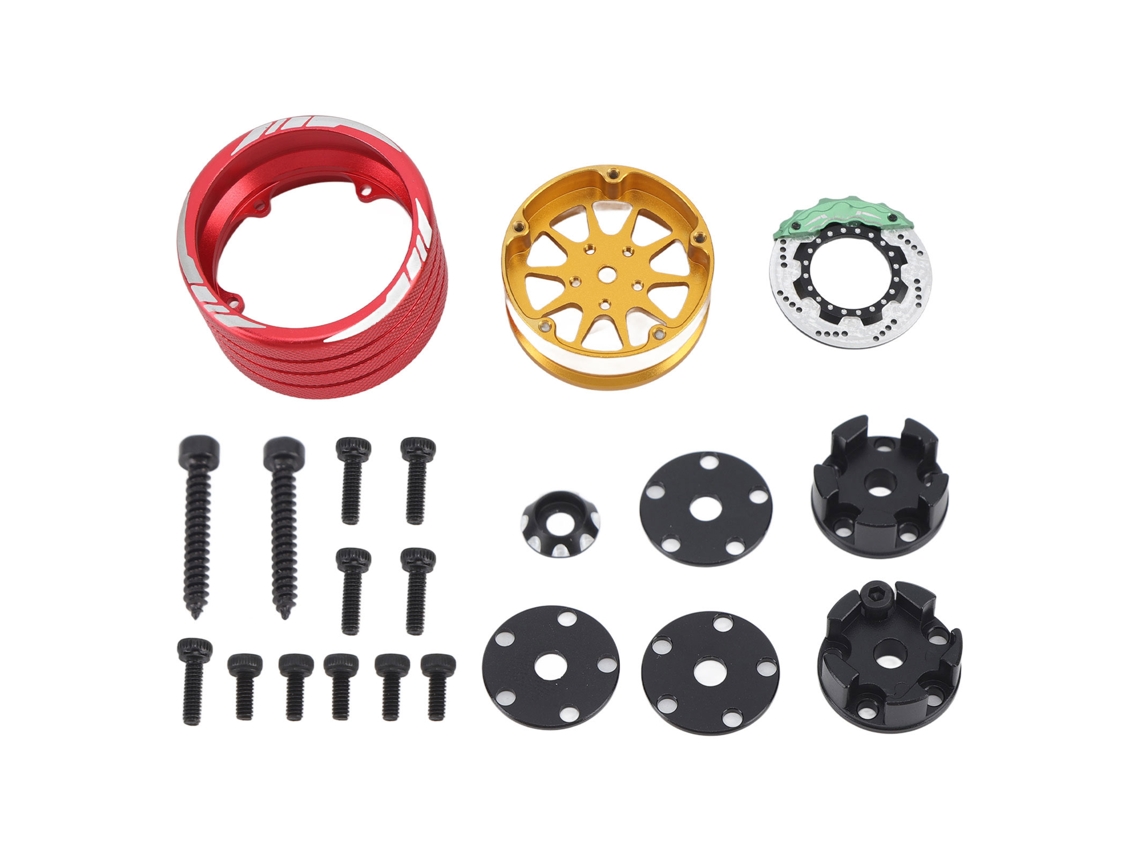 Volante De Controle Remoto De Metal Em Liga De Alumínio Para Carro Rc Nb4 Tapez D