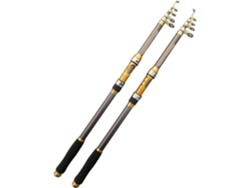 Caña De Pescar Telescópica Profesional Fibra Carbono 2,1 A 3,6 M, Accesorio Portátil Para Spinning, Ideal V...
