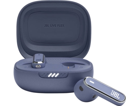 Auriculares Bluetooth True Wireless JBL Live Flex (In Ear - Micrófono - Azul)