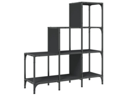 Librería MAISON EXCLUSIVE en derivados de madera y metal negro (92x30x102 cm)