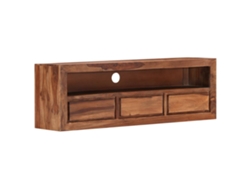 Mueble de Armario Tv 120X30X40 Cm Madera Sheesham Maciza