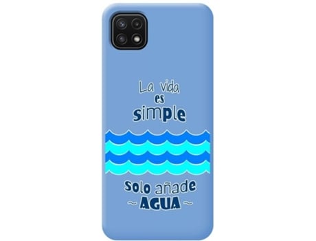 Carcasa Samsung Galaxy A22 5G TUMUNDOSMARTPHONE Agua Azul