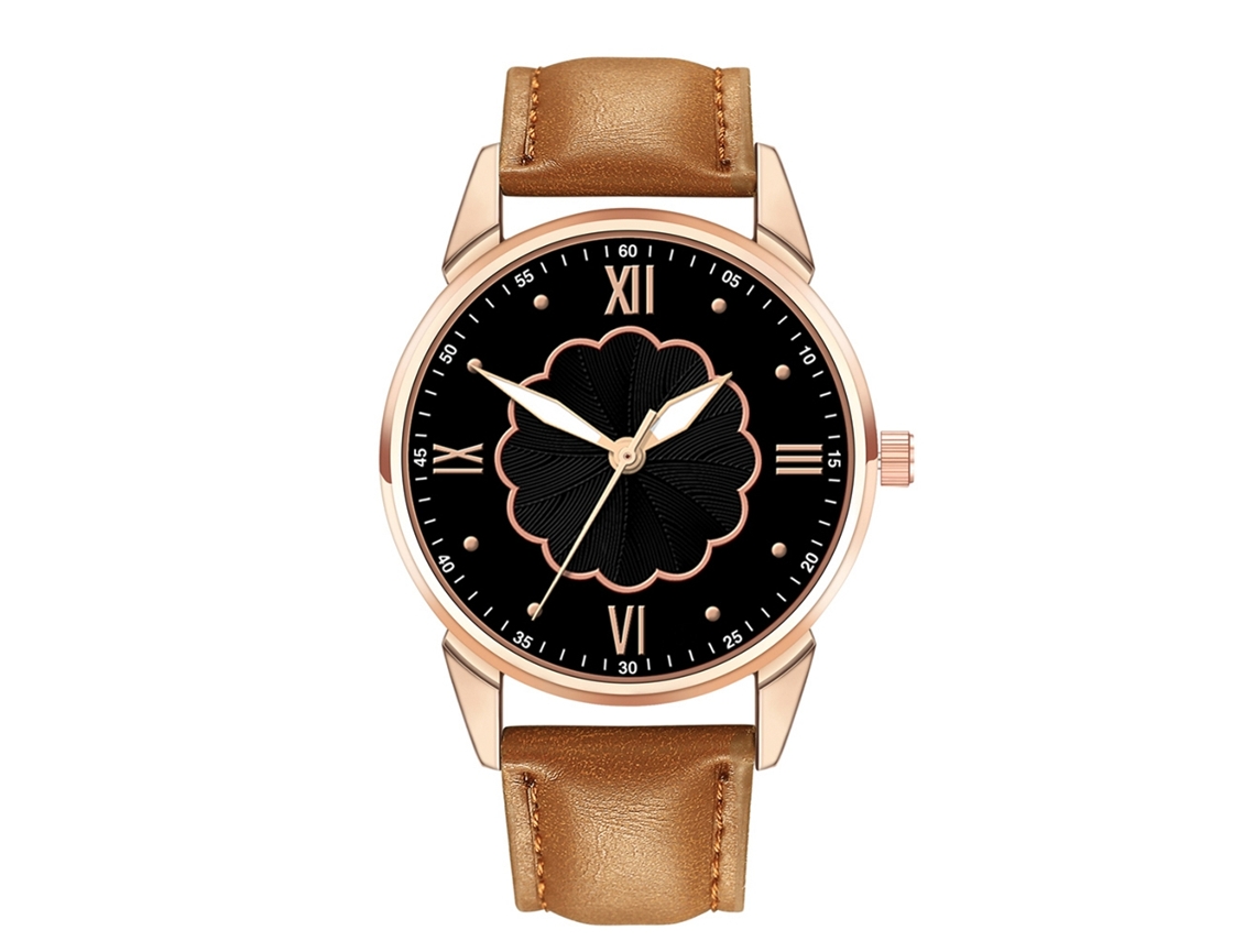 Reloj De Pulsera Analógico Redondo De Cuarzo Para Hombre, Estilo Moderno Y Sencillo.