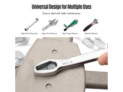 Llave Universal De Dos Extremos Autoajustable Torx Multifuncional Para Reparación De Bicicletas, Motocicletas Y Coches