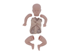 2026-kit De Muñeca En Blanco Sin Pintar 20 Pulgadas Piezas Suaves Para Bebé Accesorios Diy