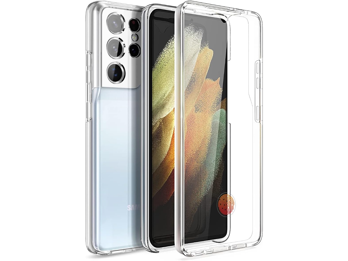 Protector de Pantalla Protetora Gel Graus Ultra Coque para Samsung Galaxy S21 Ultra HONGWE. Transparente