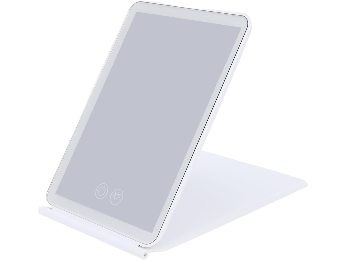 Espejo plegable Jtlb con luz LED, compacto y recargable, aumento 3x, doble F Gokoco