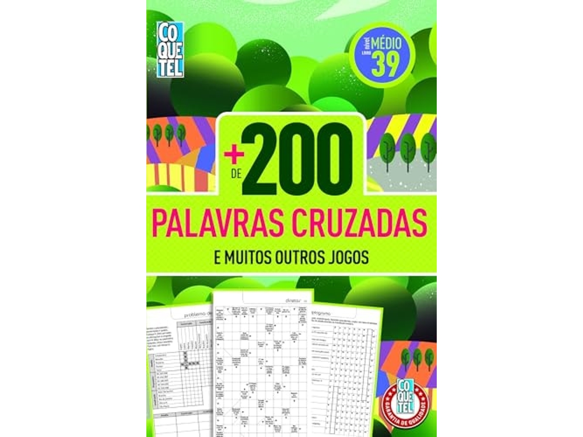 Libro Coquetel Mais De 200 Palavras Cruzadas Médio 39 de EDITORA COQUETEL (Portugués)