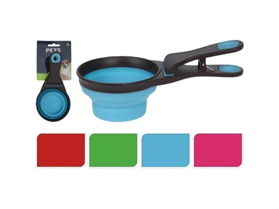 Dosificador Pienso Plegable Silicona Surtido