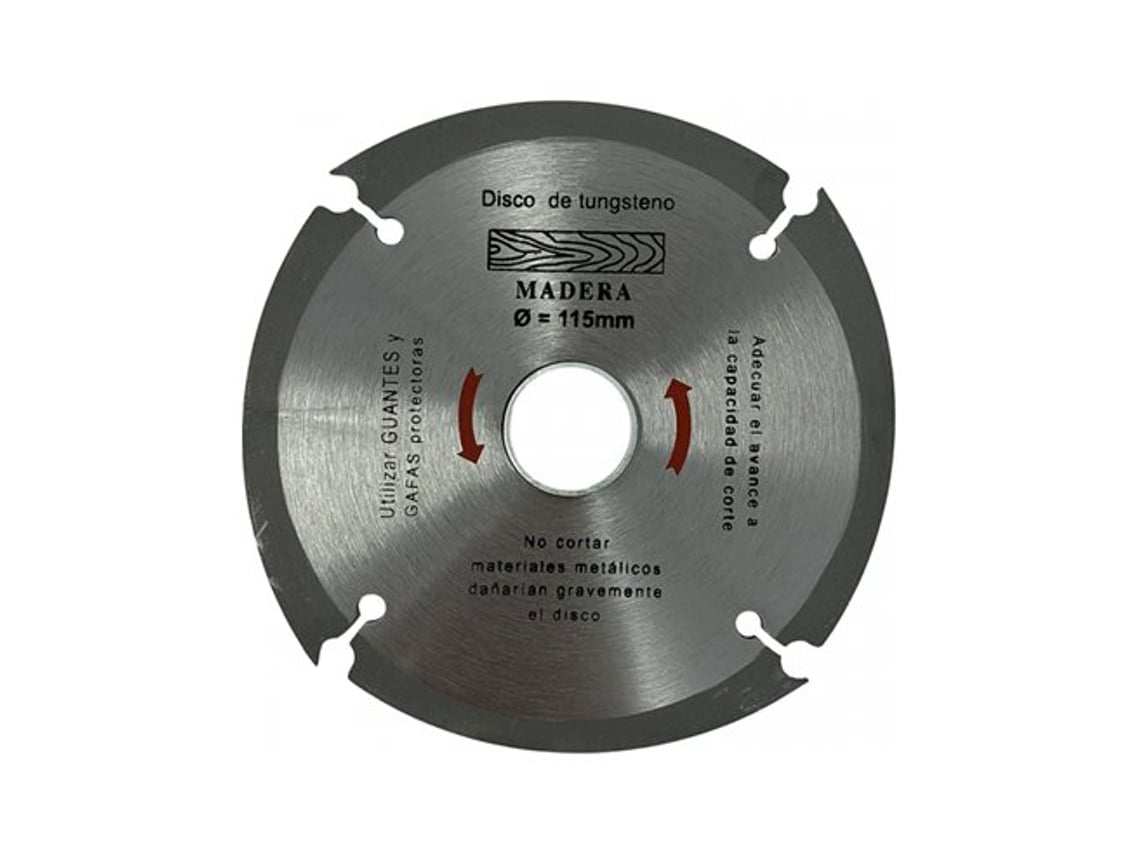 Disco De Tungsteno Para Corte De Madera Para Cdm Radial 115mm Alberto Muñoz