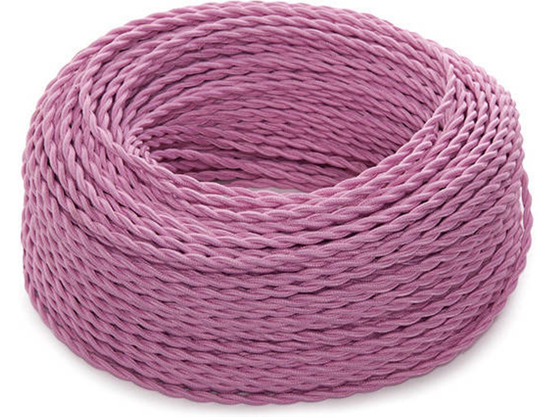 Cable Trenzado 2x0,75 x 1M  [SKD-CT275-PINK] GREENICE