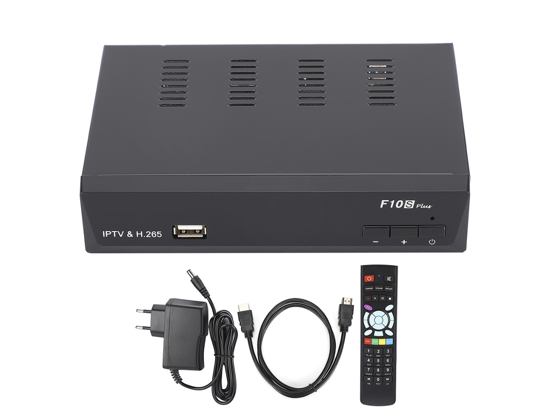 Receptor De Tv Ibravebox F10s Plus H.265 Iptv Dvb-s2 De Aleación De Aluminio