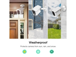 Cubre Protector Para Cámara Arlo Pro/pro2 Soporte De Pared Ajustable Impermeable Interior Y Exterior