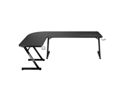 Escritorio HUZARO Hero 7.0 Negro Aluminio Fibra de carbono 154x72,5x117 cm