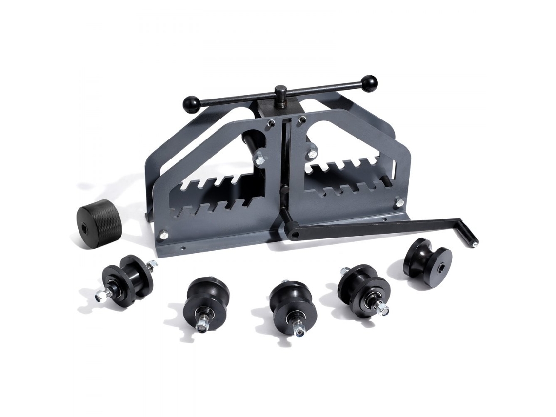 Dobladora de tubos manual con 6 matrices intercambiables para doblados precisos de hasta 38 mm - Tekmaquinas