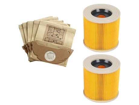 Bolsa de filtro de polvo Hepa de repuesto para Karcher Wd2250 A2004 A2054 Mv2 Mv3 Wd3, accesorios de piezas de aspiradora
