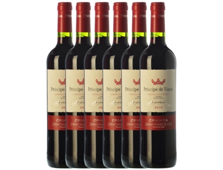 Vino PRÍNCIPE DE VIANA Príncipe De Viana Navarra Crianza (0.75 L - 6 unidades)