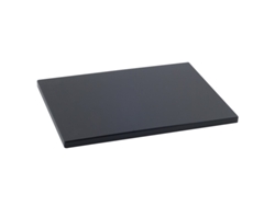 Tabla Profesional METALTEX Cocina 38X28X1.5 Negro Polietileno