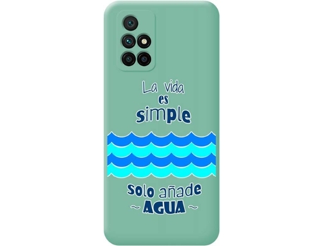 Carcasa Xiaomi Redmi 10 TUMUNDOSMARTPHONE Agua Verde