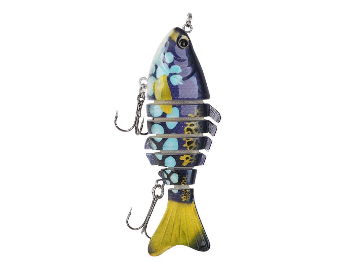 Lure Bait (cebo Biónico De Secciones Múltiples Pintado De Blanda Dura) 10cm 15.61g Cebo Duro De Plástico Estilo Nuevo Cebo Biónico