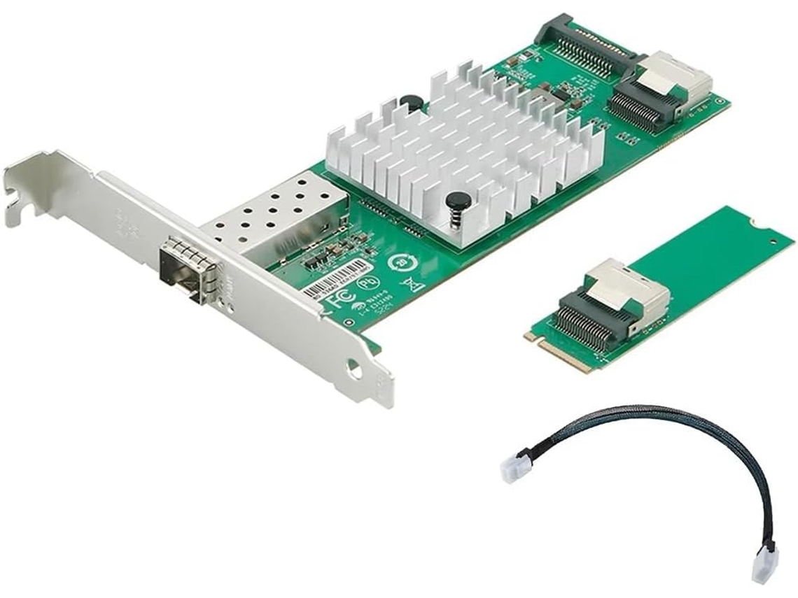 Tarjeta De Red X520-da1 Para Servidor De Estación De Trabajo M.2 10g Con Puerto De Fibra Óptica Jl82599en