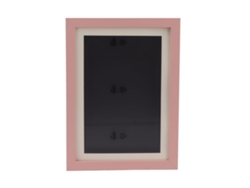 Caja de arte magnética infantil Baok-marco con apertura frontal intercambiable para 50 diseños rosas.