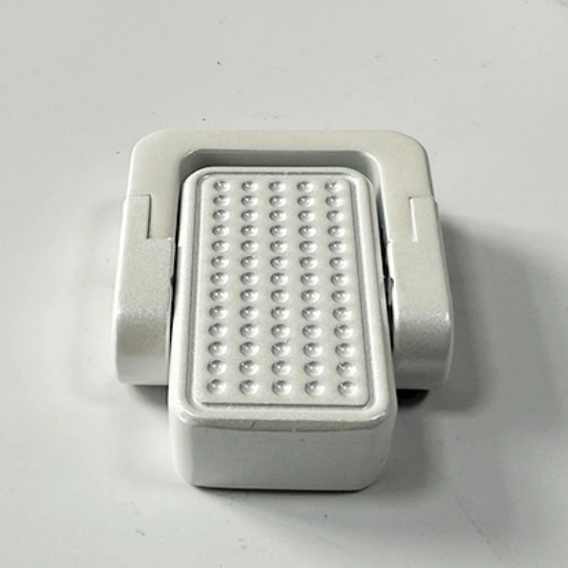 (plata) Martillo Oscilante Mecánico Deslizante Fidget Spinner Tarjeta De Empuje Magnética Edc Placa De Empuje De Metal Juguete Sensorial