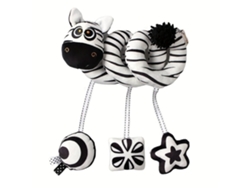 Adorno colgante para cuna de cochecito de bebé, forma de animal pequeño, dibujos animados, espiral, juguetes sensoriales de peluche, cebra Yunzii