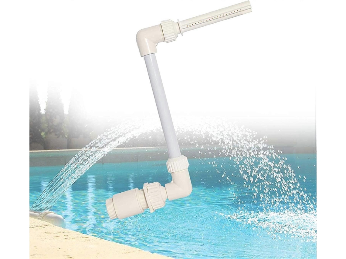 Fuente de cascada Rebe para piscina, soporte ajustable, decoración de piscina, fácil instalación, chorro alto de 35,5 cm (14 pulgadas).