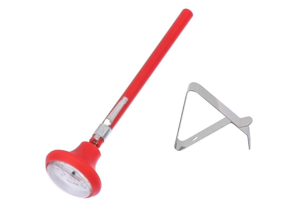 Termómetro doméstico para alimentos con clip, juego de 2, color plata. GOKOCO