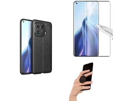 Kit Película Cristal Xiaomi Mi 11 Pro PHONESHIELD Rugged Leather Negro