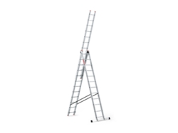 Escalera Aluminio 3x12 Multifuncional Profesional Baulich