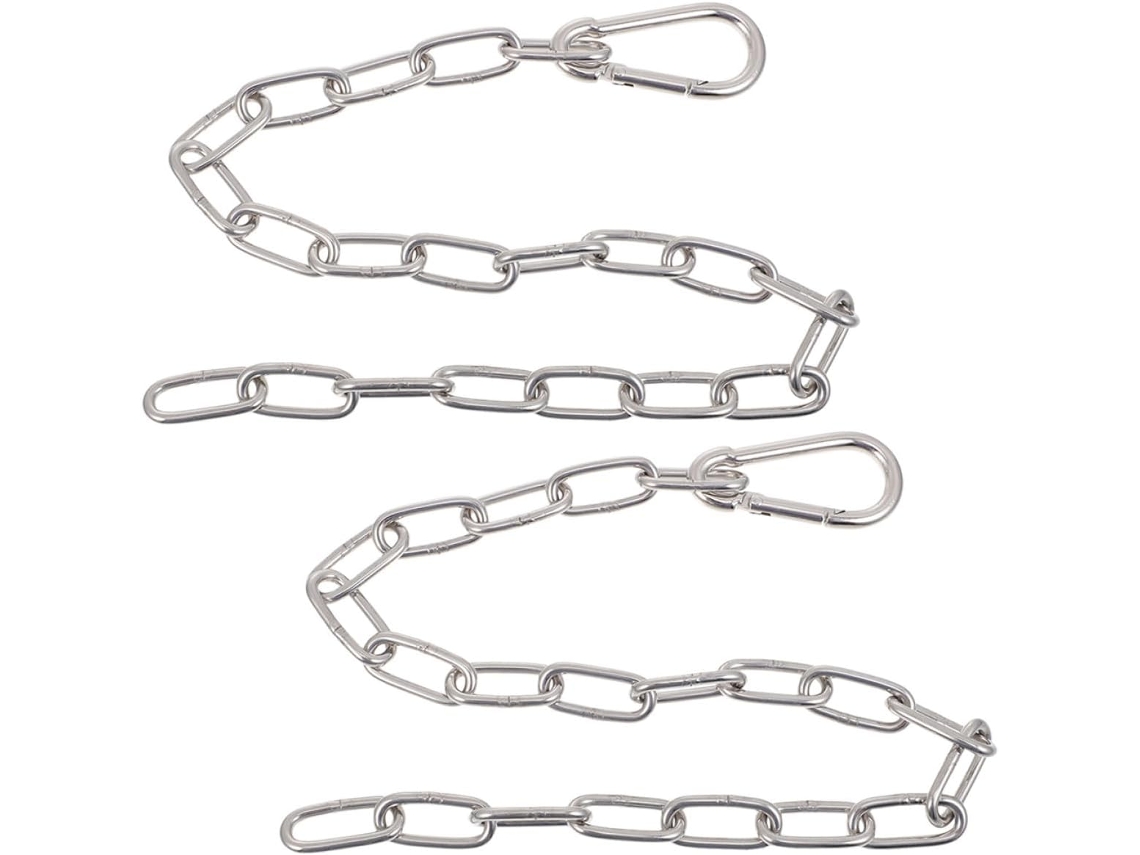Cadena De Extensión De Hierro De Alta Resistencia Para Cables, Accesorio Para Barra De Dominadas, 2 Piezas