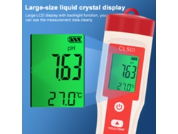 Medidor De Calidad Del Agua 5 En 1: Cloro, Ph, Orp, H2, Medidor De Temperatura Para Piscinas, Acuarios Y Agua Potable.