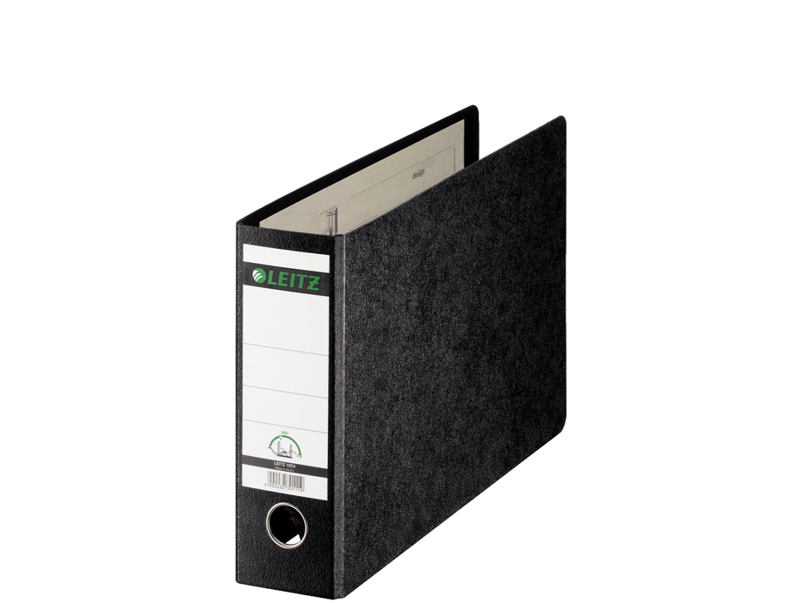 Carpeta de Cartón Rígido LEITZ 180 Grados Din A4 Paisaje 77 Mm Negra