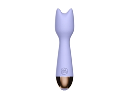 Mini vibrador de masaje recargable de 10 frecuencias para mujer (púrpura) YIZHOOD