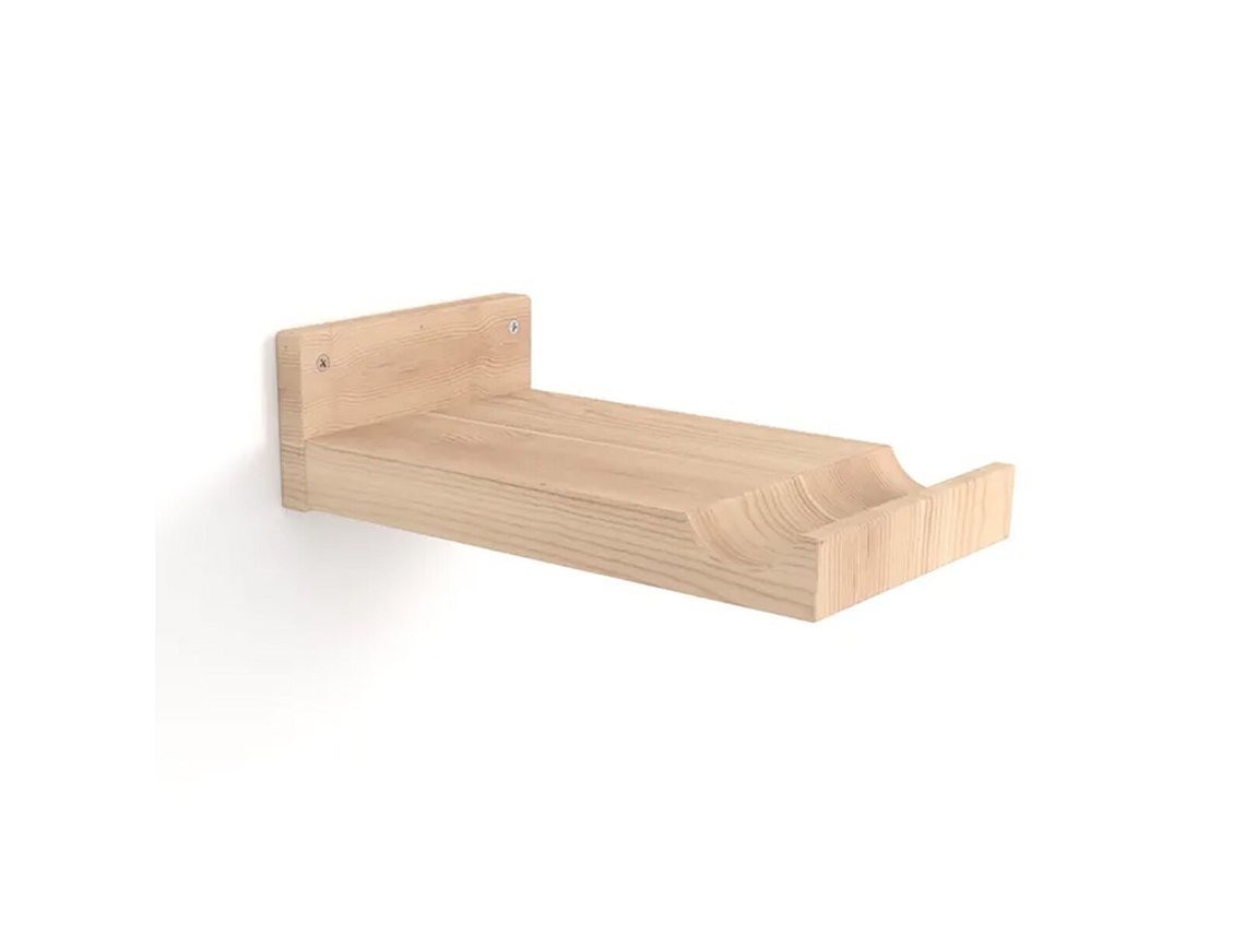 Soporte de Pared REI Bicicleta Madera de haya 10 x 20 x 36 cm