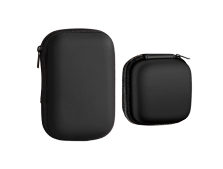 ELKUAIE Cargador de teléfono móvil bolsa de cable de datos Mini bolsa de almacenamiento caja de almacenamiento de monedas para auriculares